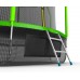 Батут EVO JUMP Cosmo 10ft (Green) с лестницей + нижняя сеть